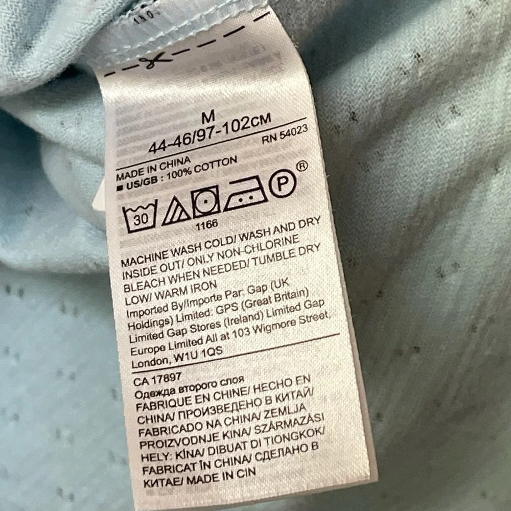 Banana Republic Men's Medium Light Blue Luxury‎ Touch Cotton Polo